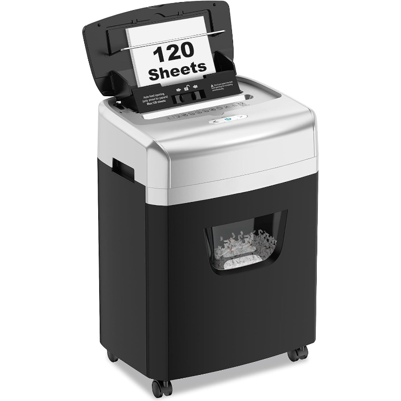 Paper Shredder Micro - 120 Yaprak Otomatik Beslemeli Mikro Kesimli