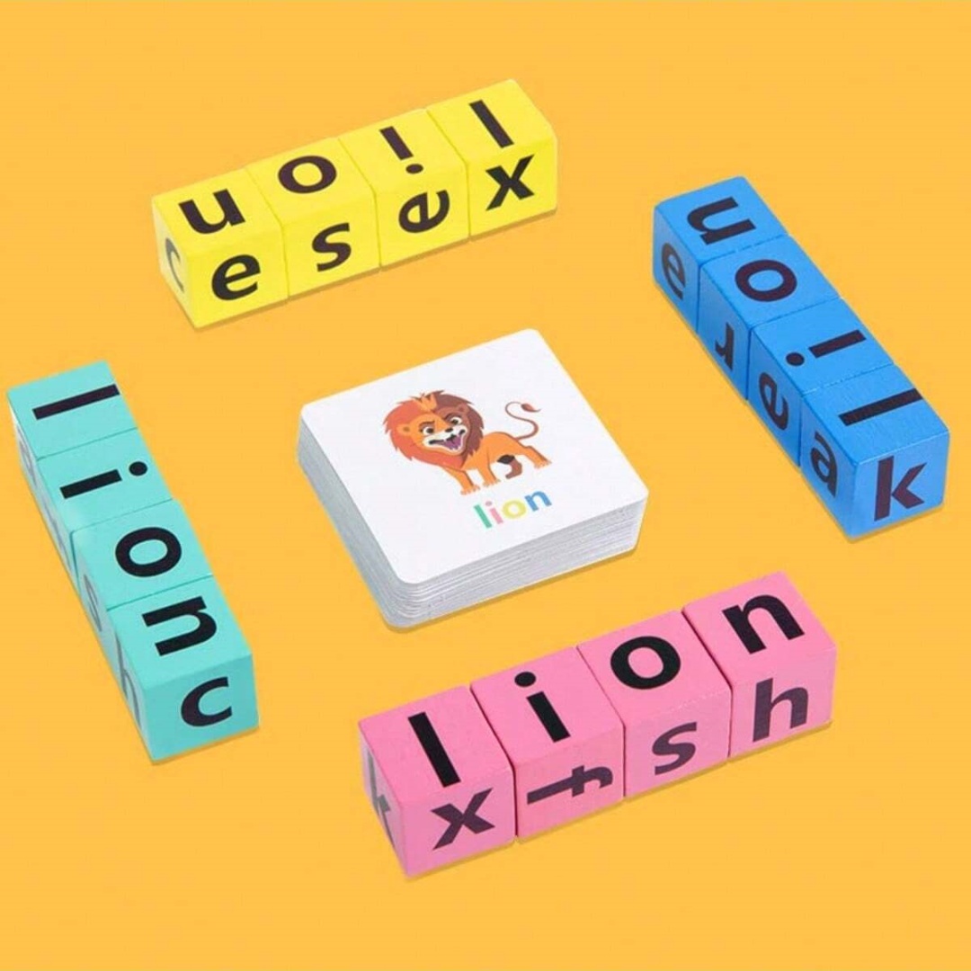 Letter Tray Desk - Çocuklar için Alfabe Yazım Tahtası Oyunu,