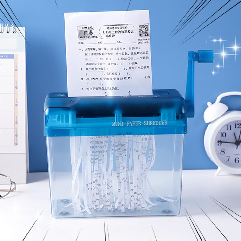 Paper Shredder Micro - Düşük Gürültülü Kağıt Parçalayıcı, Taşınabilir, Görünür