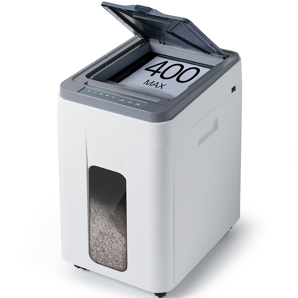 Paper Shredder Micro - 50L Otomatik Beslemeli Kağıt Parçalayıcı: 400