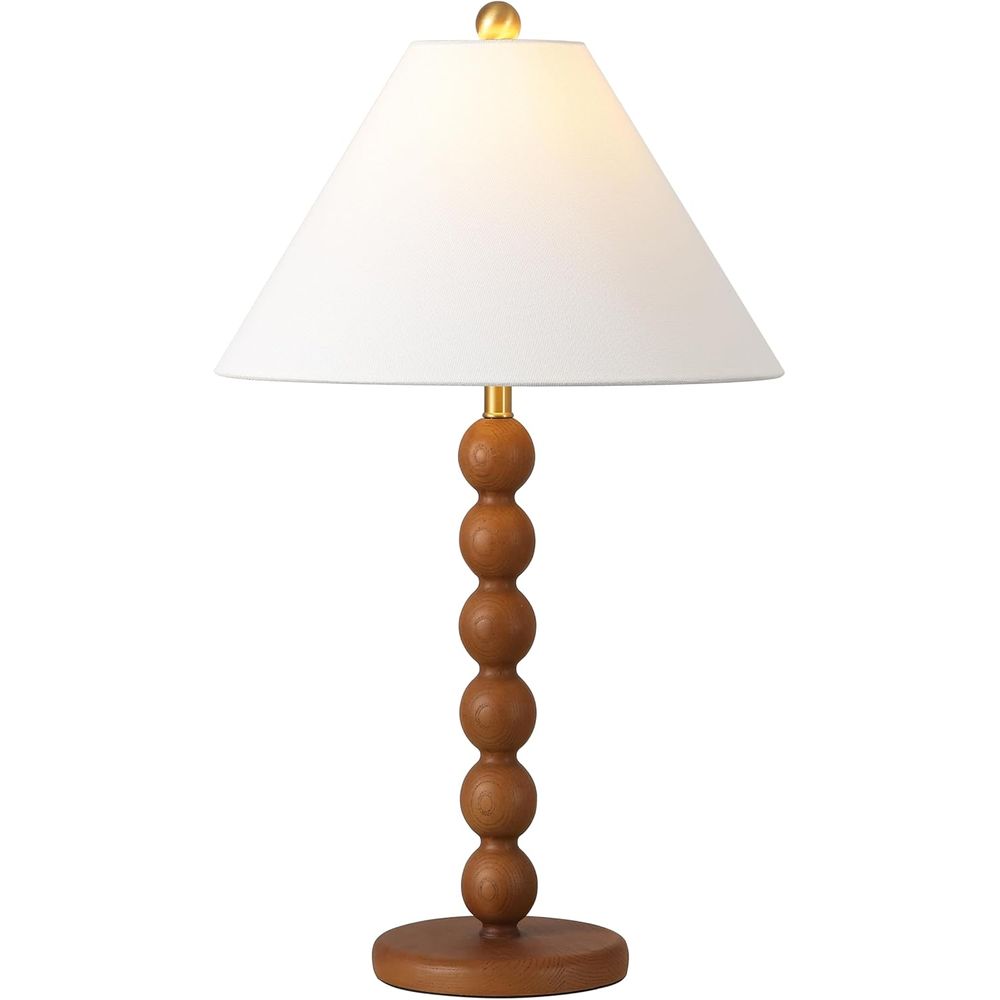 Desk Lamp Led - Doğal Kahverengi Reçine Yığılmış Top Masa