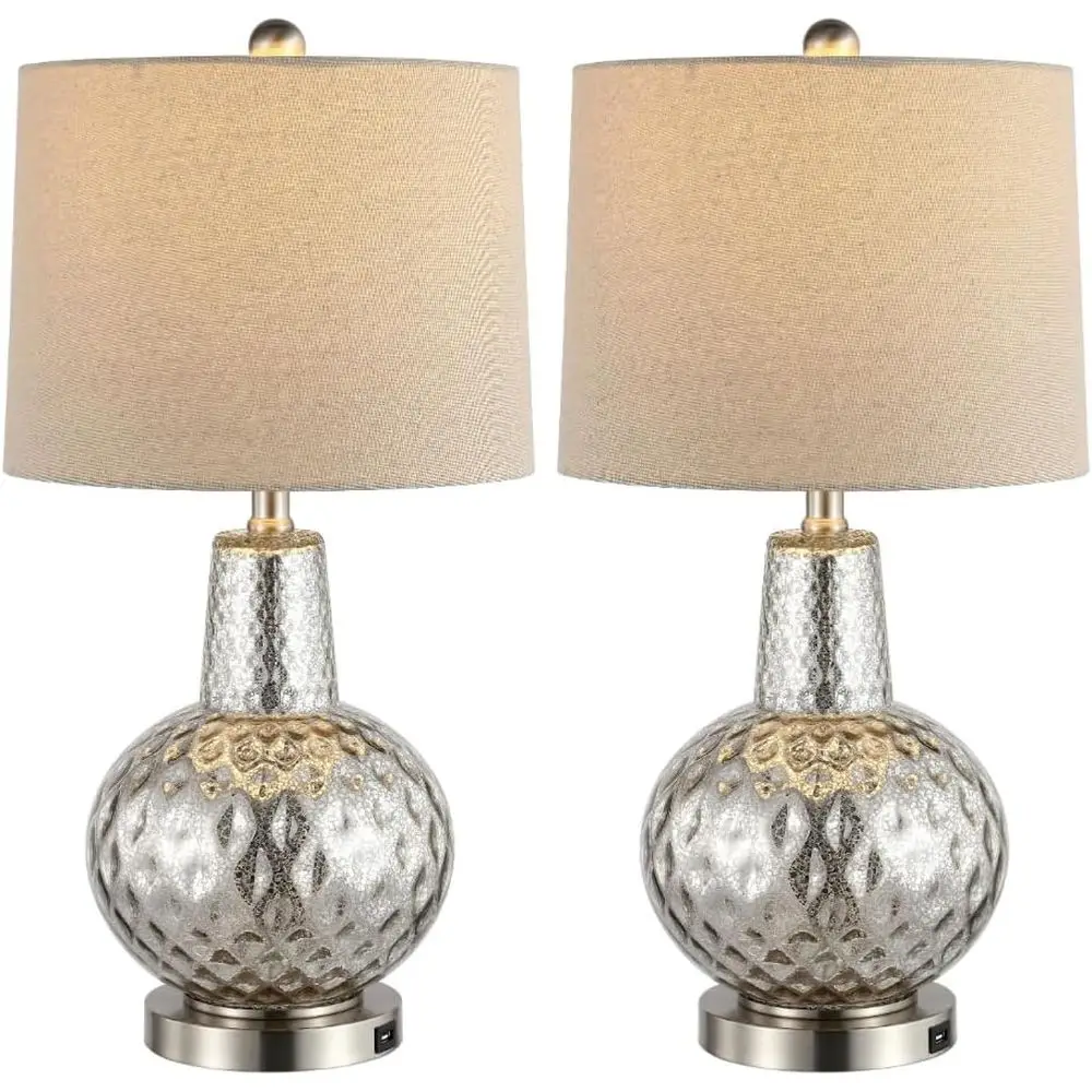 Desk Lamp Led - 24 inç Gümüş/Fildişi Renkli LED Masa