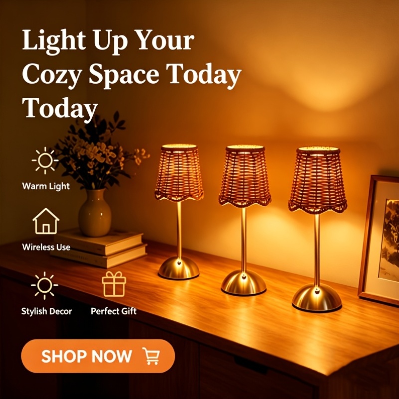 Bohem Dokuma Rattan Sanat Masa - Desk Lamp Led incelemesi ve fiyatı