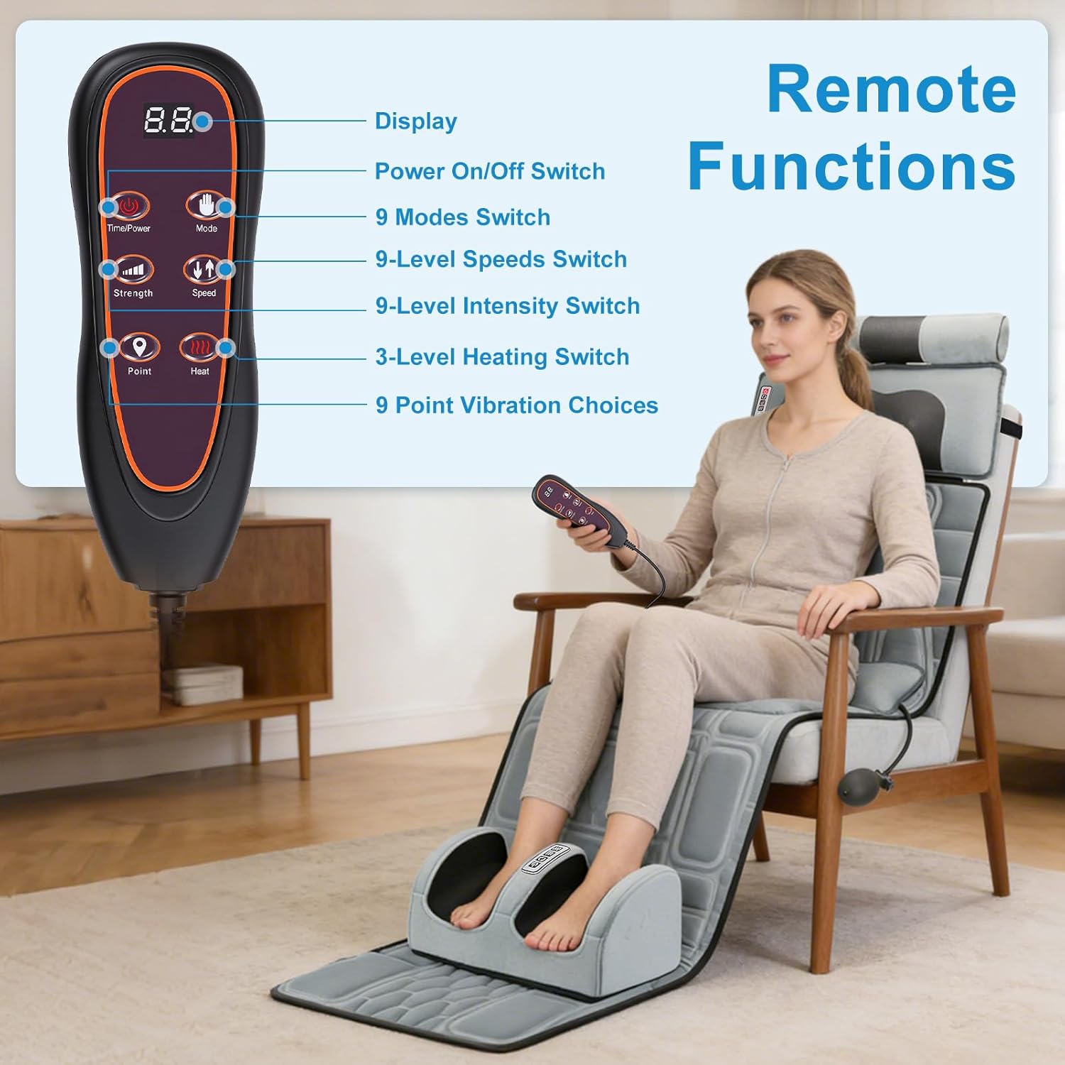 Isıtmalı Tam Vücut Masaj Minde - Home Office Head incelemesi ve fiyatı