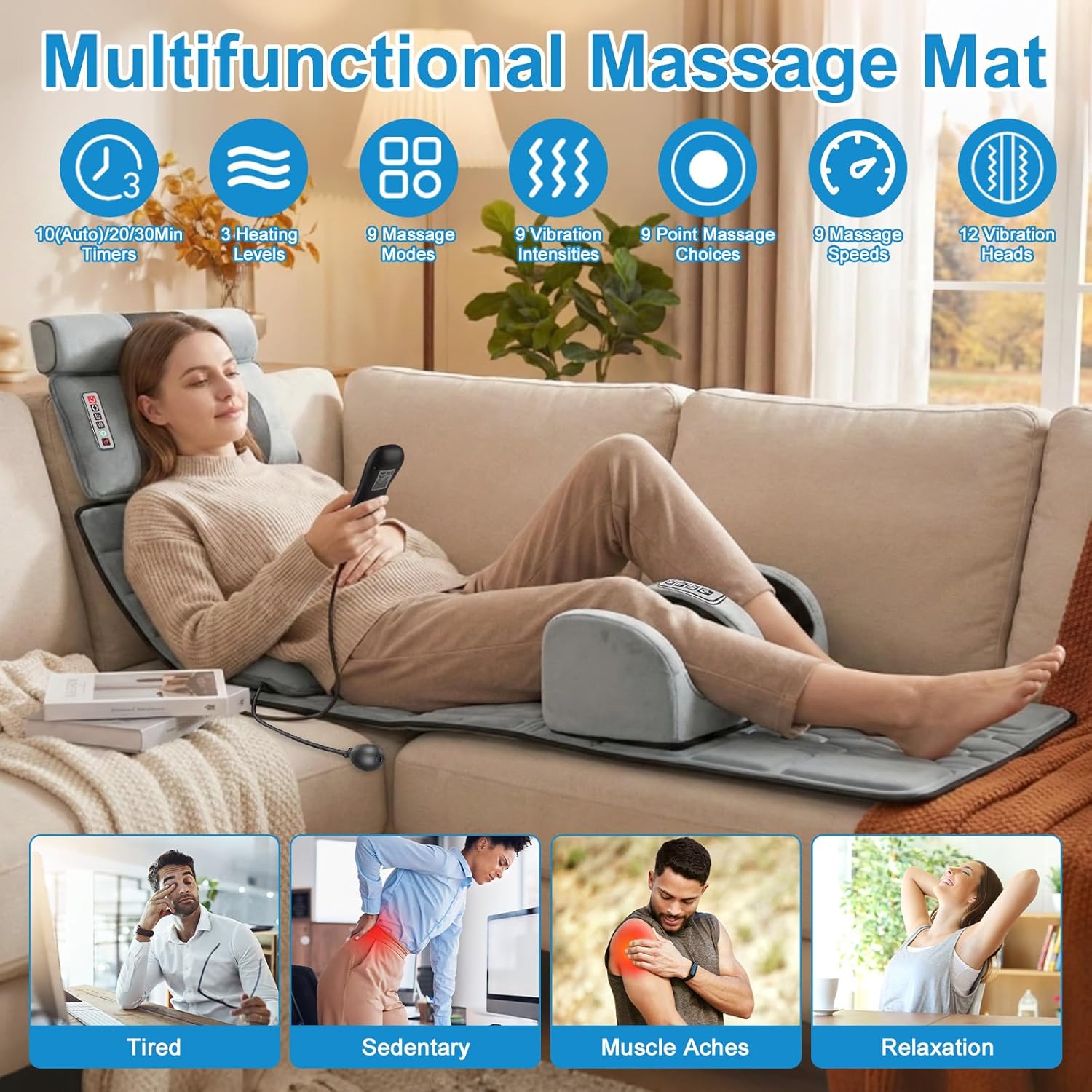 Isıtmalı Tam Vücut Masaj Minde - Home Office Head incelemesi ve fiyatı