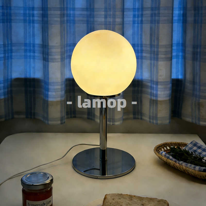 Süt Beyazı Düz Küre Krom İnce  - Desk Lamp Led incelemesi ve fiyatı