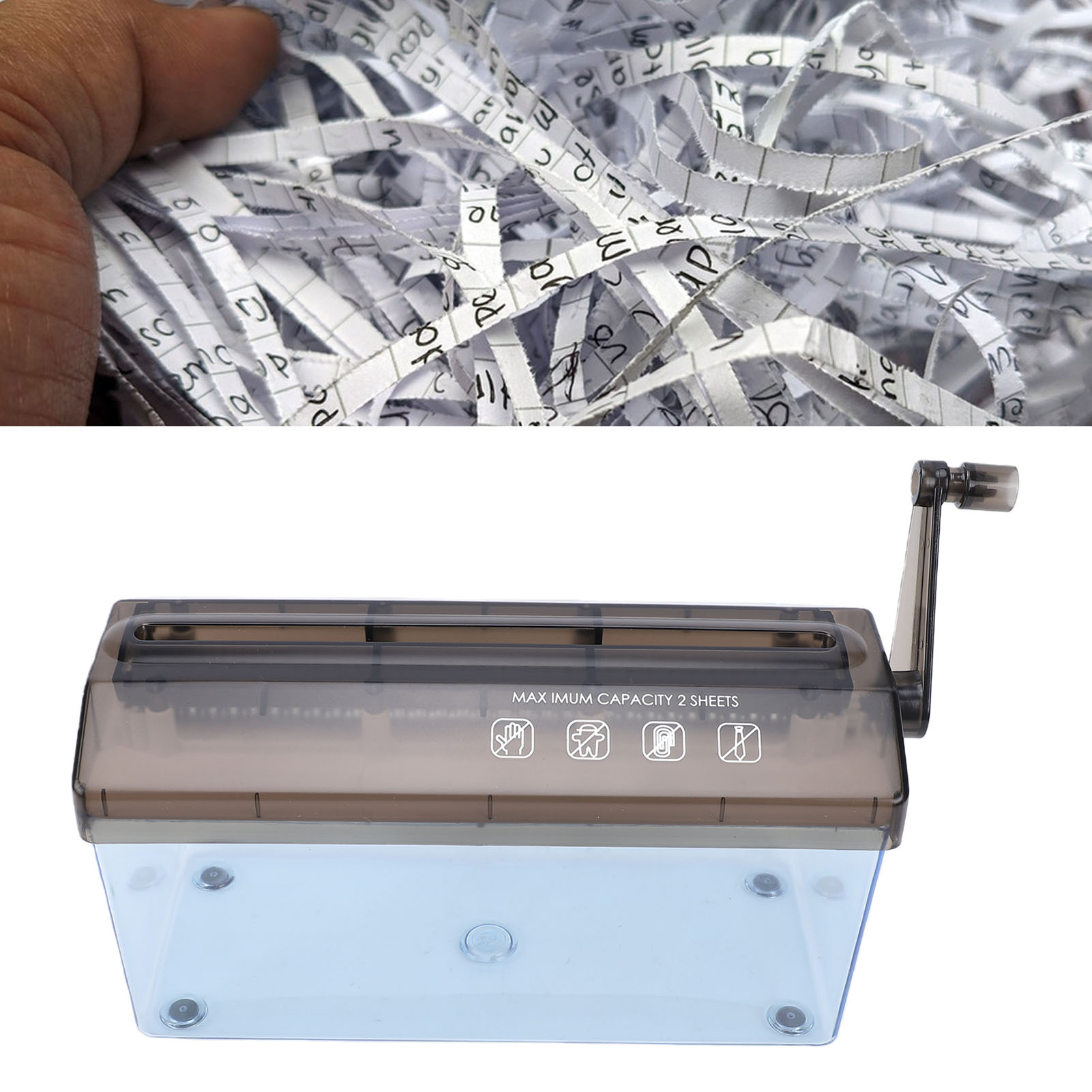 Mini El Kranklı Parçalayıcı Ta - Paper Shredder Micro incelemesi ve fiyatı
